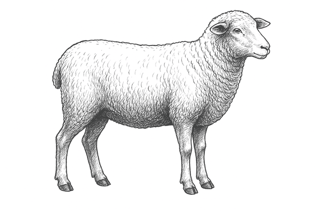 Imagen dibujo de Cordero