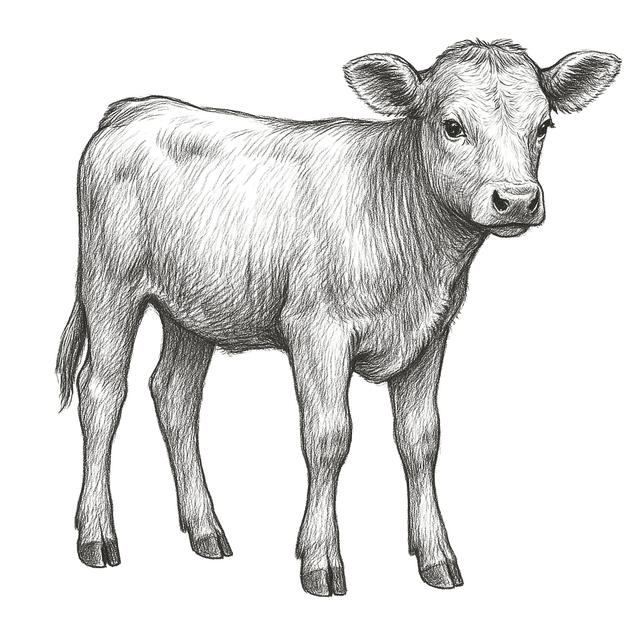 Imagen dibujo de Ternera